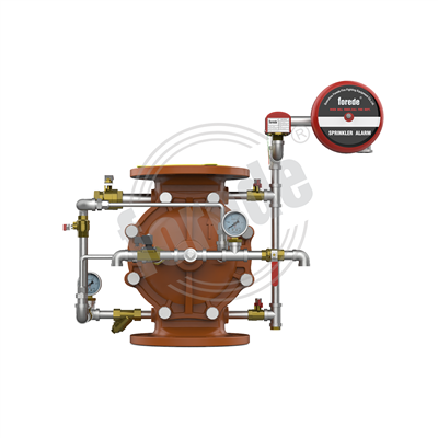 自動デリュージ バルブ スプリンクラー システム